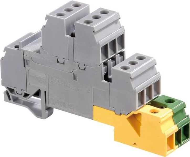 ABB D4-6.LNTP7 D4/6.LNTP7 Screw Clamp Terminal Blocks - Installation - Grey, Green-Yellow Product Image