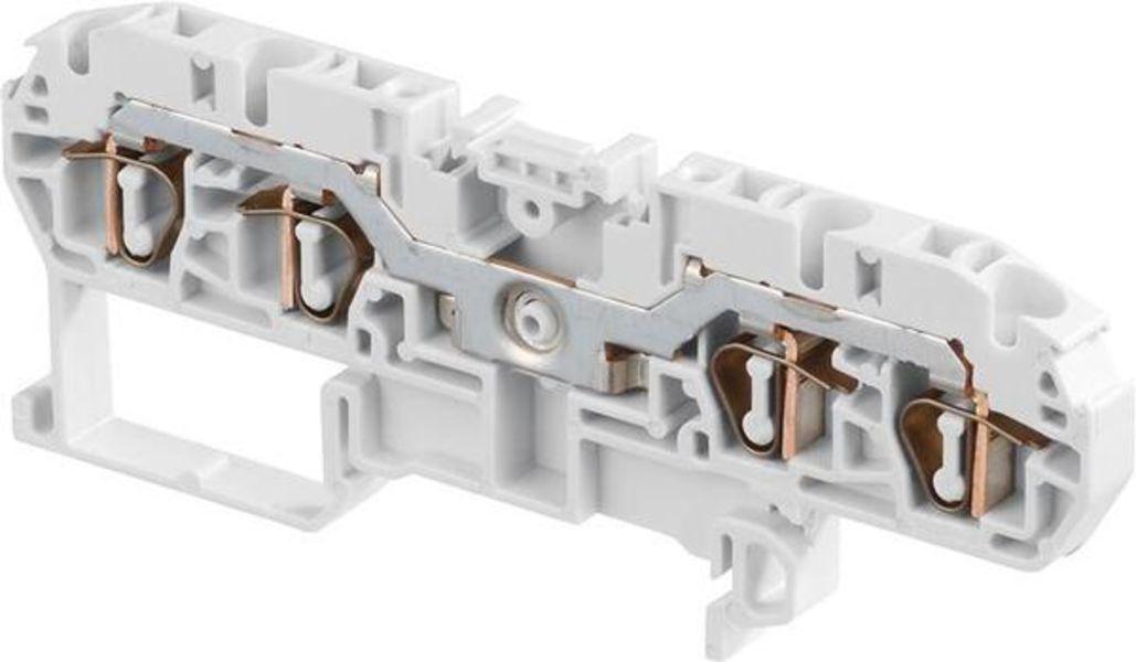ABB D4-6.N.4L D4/6.N.4L Spring Terminal Blocks - Feed-through with 4 connections - Blue Product Image