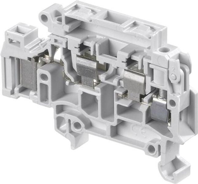 ABB D4-8.SF.I.ADO D4/8.SF.I.ADO IDC Terminal Blocks - For 5 x 20 and 5 x 25 fuses - with test socket ADO - screw clamp - Grey Product Image