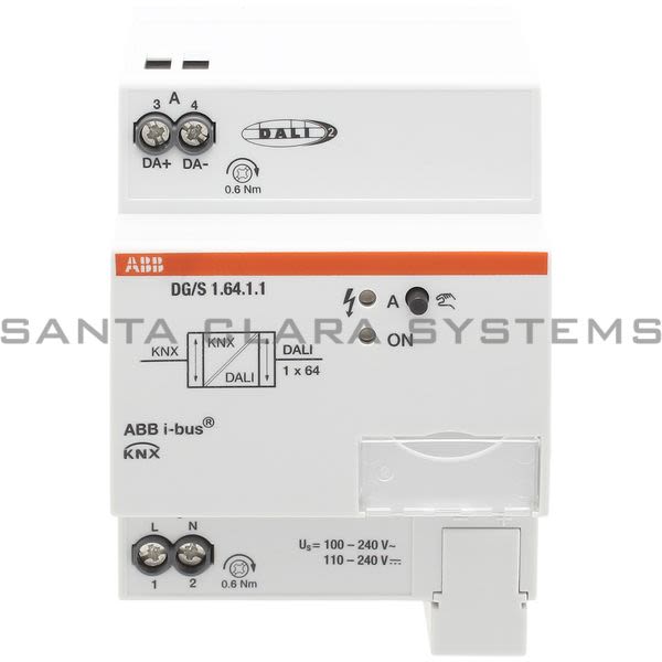 ABB DG-S1.64.1.1 DG/S1.64.1.1 DALI Gateway, Basic, 1-fold, MDRC Product Image