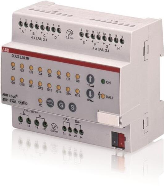 ABB DLR-S8.16.1M DLR/S8.16.1M, DALI-Light Cont, 8f, MDRC Product Image