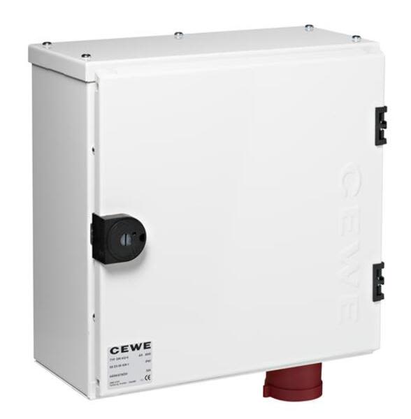 ABB DRI-432-6 Emergency power inlet, 6h, 32A, IP43, 3P+N+E Product Image