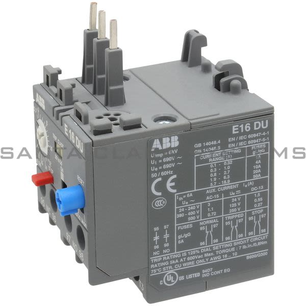 ABB E16DU-18.9 Electronic Overload Relay | 1SAX111001R1105 Product Image