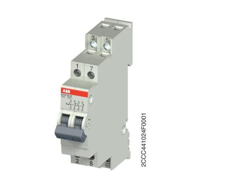 ABB E218-16-22 E218-16-10 Control switch 16A 2NO+2NC 250VAC Product Image