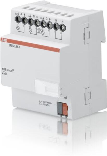 ABB EM-S3.16.1 EM/S3.16.1 Energy Module, 3F, 16/20A, REG Product Image