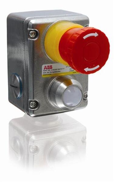 ABB ESTRONGZ-LED EstrongZ E-Stop 2NC/2NO, M20, SS, LED Product Image