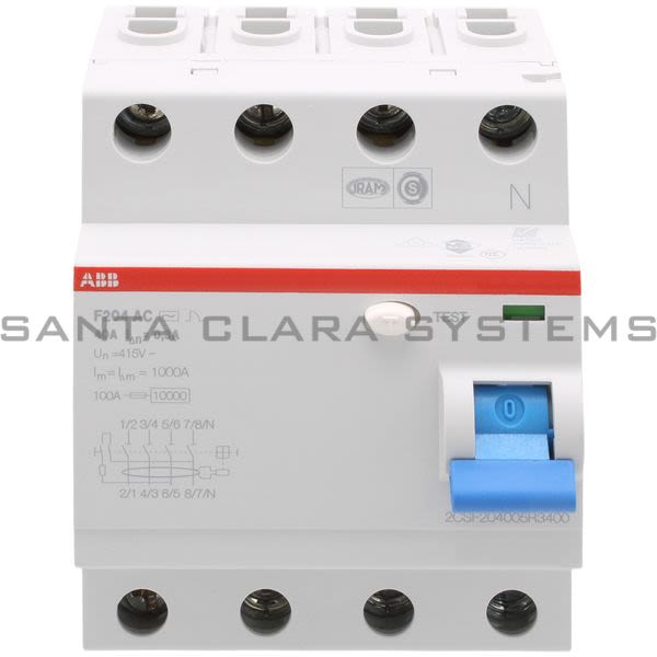 ABB F204AC-40-0.3 Circuit Breaker | 2CSF204005R3400 Product Image