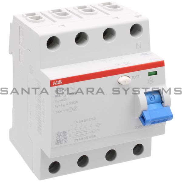 ABB F204AC-63-0.03 Residual Current Device | F204AC-63/0.03 Product Image