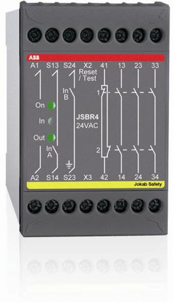 ABB JSBR4-24AC JSBR4 24AC Safety relay Product Image