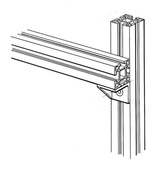 ABB JSM-31A1-K JSM 31A1-K Small angular bracket one countersunk hole Product Image