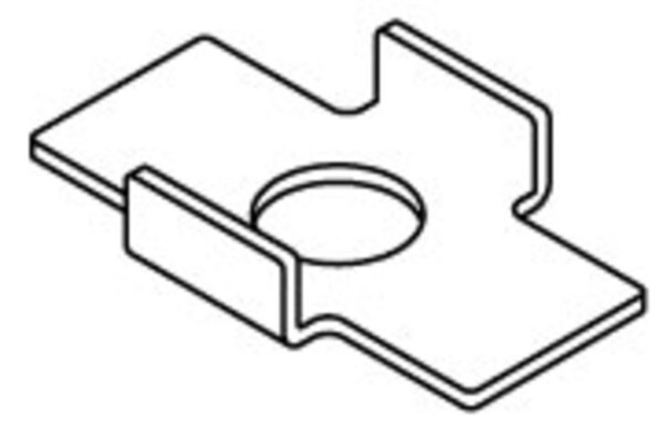 ABB JSM-B8C JSM B8C Centering plate M8 Steel galvanized Product Image