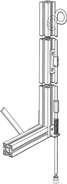 ABB JSM-D10B JSM D10B Door bolt with spring Product Image