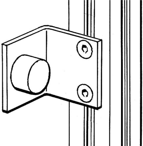 ABB JSM-D13 JSM D13 Doorstop vertical Product Image