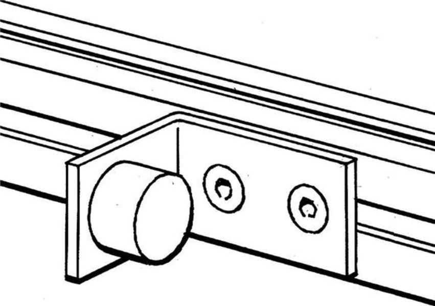ABB JSM-D13B JSM D13B Doorstop horizontal Product Image