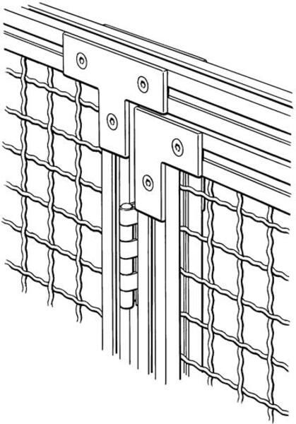 ABB JSM-D1A JSM D1A Hinge with screw c-c62 Product Image