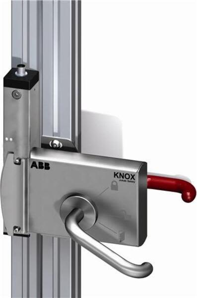 ABB KNOX-1BX-R-V2 Knox 1BX-R v2 in open, hings to right, man. Unlock Product Image