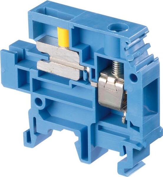 ABB M10-10.NT M10/10.NT Screw Clamp Terminal Blocks - Neutral disconnect - Blue Product Image