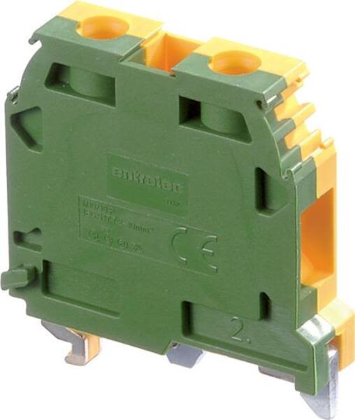 ABB M10-10.P Screw Clamp Terminal Blocks, Green-Yellow | 1SNA165115R1000 Product Image