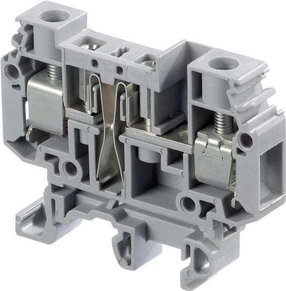 ABB M10-10.ST-SN M10/10.ST-Sn Screw Clamp Terminal Blocks - Test disconnect with plug - Grey Product Image