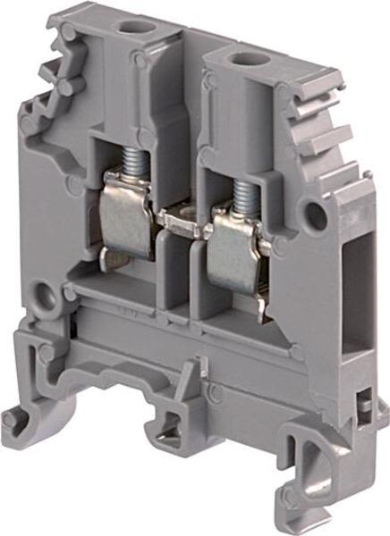 ABB M4-6.1-1SNA115259R0600 M4/6.1 Screw Clamp Terminal Blocks - Feed-through - Grey Product Image