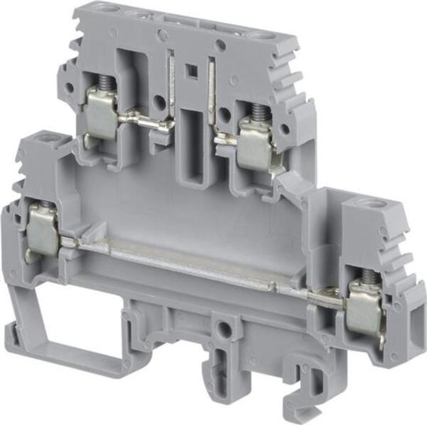 ABB M4-6.D2.SBT M4/6.D2.SBT Screw Clamp Terminal Blocks - Disconnect with plug - with test socket - Grey Product Image
