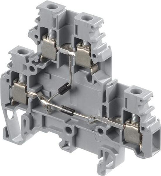 ABB M4-6.DE1.D M4/6.DE1.D Screw Clamp Terminal Blocks - Component holder - Grey Product Image