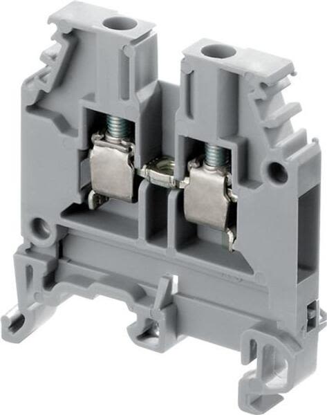 ABB M4-6.T M4/6.T Screw Clamp Terminal Blocks - Feed-through - Grey Product Image