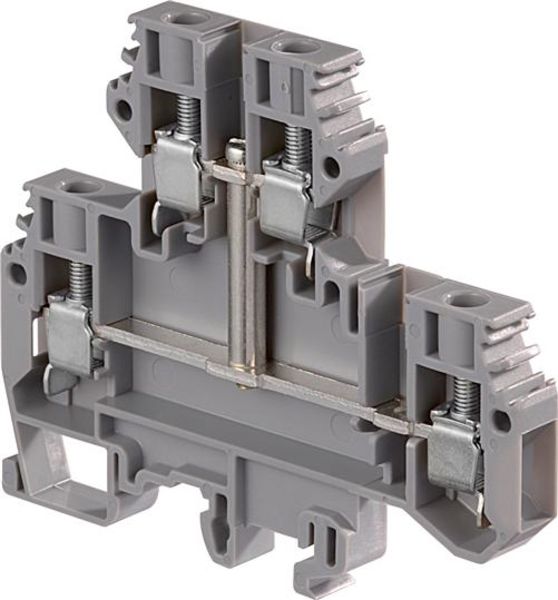 M6-8.D1 Abb M6/8.D1 Screw Clamp Terminal Blocks - Double deck - Grey ...