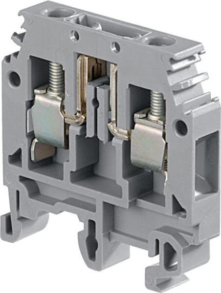 ABB M6-8.SB M6/8.SB Screw Clamp Terminal Blocks - Disconnect with Plug - Grey Product Image