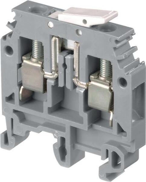 ABB M6-8.SNB-1SNA105055R2400 M6/8.SNB Screw Clamp Terminal Blocks - Disconnect with blade - Orange, Orange Product Image