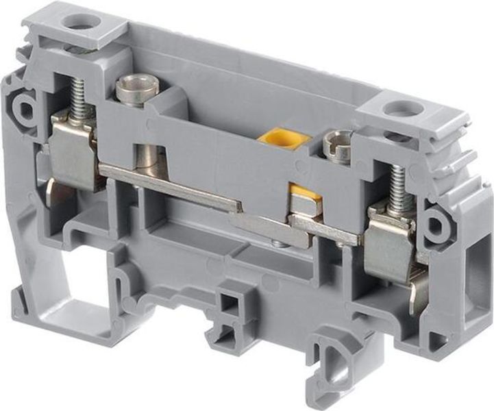 ABB M6-8.ST1-1SNA115237R1000 M6/8.ST1 Screw Clamp Terminal Blocks - Test disconnect with a screwdriver sliding link - Grey Product Image
