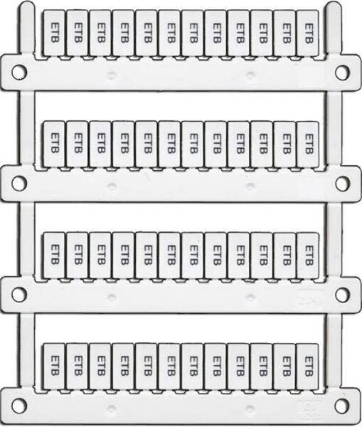 ABB MG-CPM-13-41790-5X12-WH MG-CPM-13 41790 (5X12 WH) Terminal Block Markers Product Image