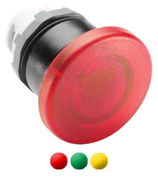ABB MPM1-21Y MPM1-21Y Mushroom pushbutton Product Image