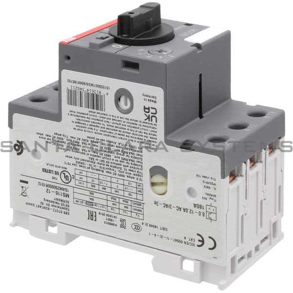 ABB MS116-12-1SAM250000R1012  Manual Motor Starter | MS116-12 Product Image