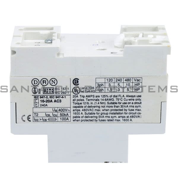 ABB MS325-20.0 Manual Motor Starter | 1SAM150000R1013 Product Image