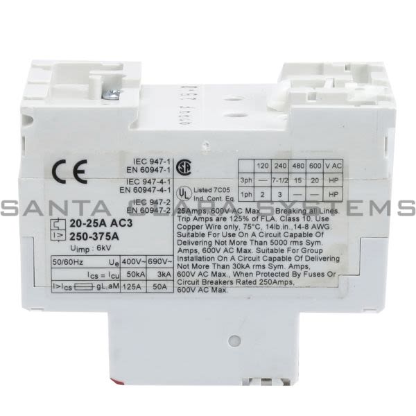 ABB MS325-25-1SAM150000R1014 Manual Motor Starter | 1SAM150000R1014 Product Image