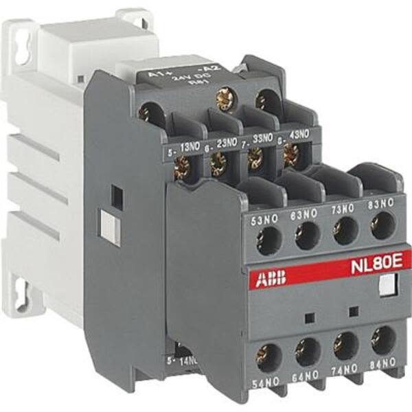 ABB NL80E-81 NL80E 24V DC Contactor Relay Product Image