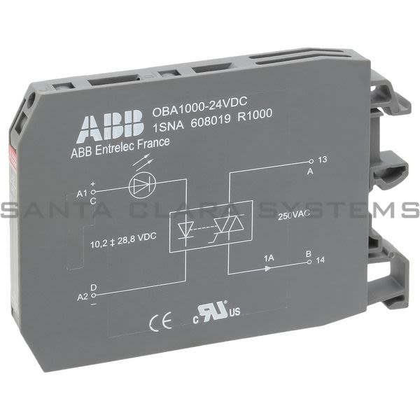 ABB OBA100024VDC Relay | 1SNA608019R1000 Product Image