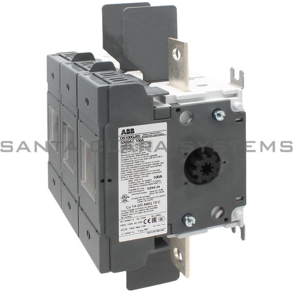 ABB OS100GJ03 Fusible Disconnect Switch | 1SCA115436R1001 Product Image