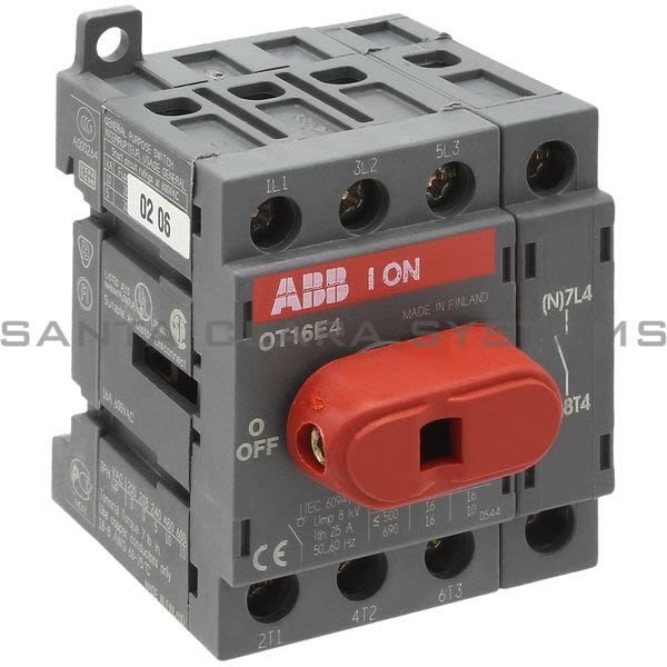 ABB OT16E4 Disconnect Switch| 1SCA022352R7170 Product Image