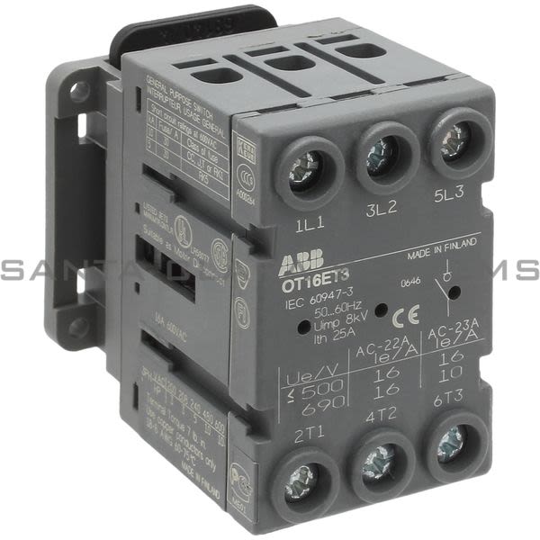ABB OT16ET3 Disconnect Switch | 1SCA022352R6610 Product Image