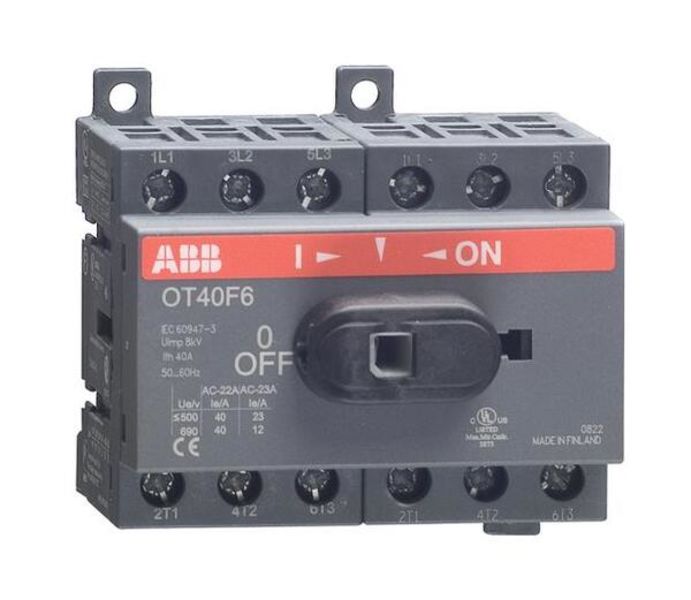 ABB OT40F6 Switch-Disconnector | 1SCA104936R1001 Product Image