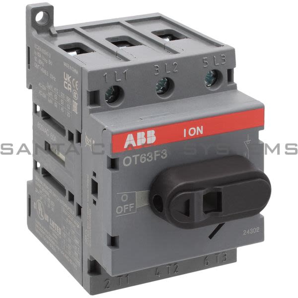 ABB OT63F3 Switch-Disconnector | 1SCA105332R1001 Product Image