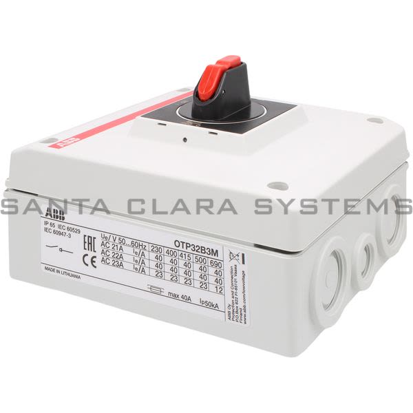 ABB OTP32B3M Enclosed Switch Disconnector | OTP32B3M Product Image