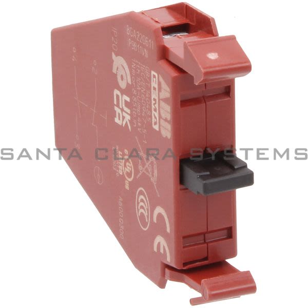 ABB P9B11VN Contact Block 1No 1NC Screw Term 10A-AC 2.5A-DC Product Image