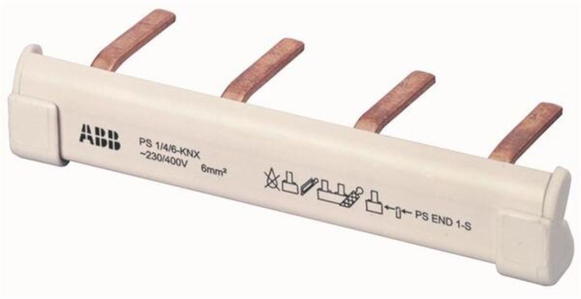 ABB PS1-4-6-KNX PS 1/4/6-KNX, Busbar, 1phase, 4contacts Product Image