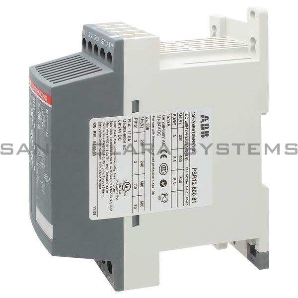 ABB PSR12-600-81 Softstarter | 1SFA896106R8100 Product Image