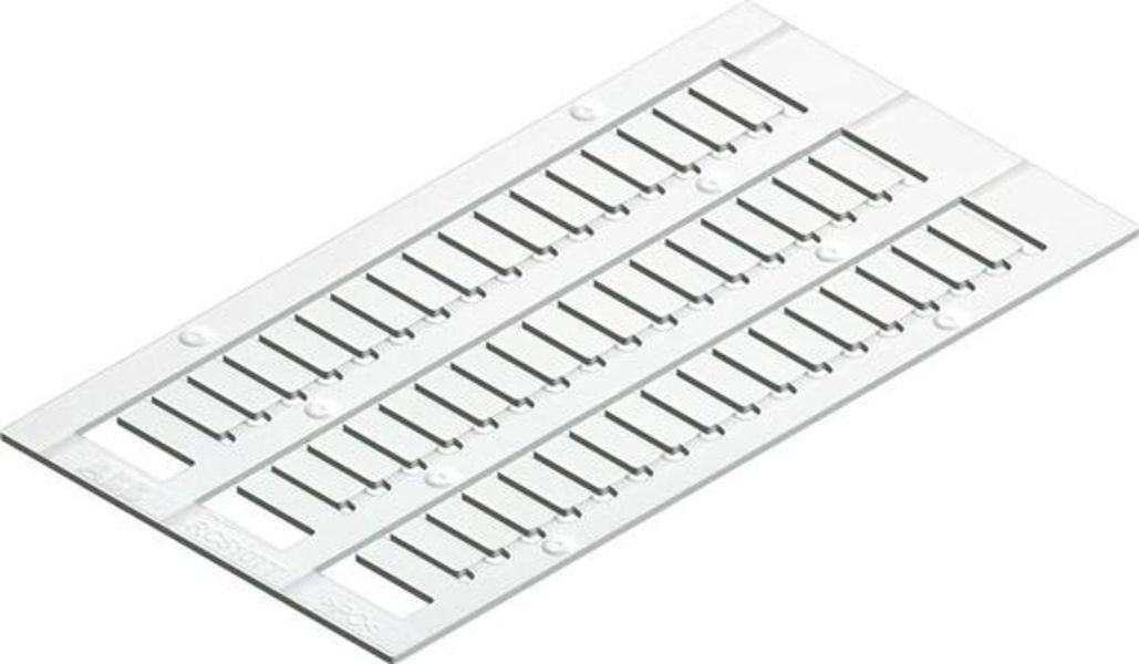 ABB RC510TT RC510TT Terminal Block Markers - Blank card - White - Polycarbonate Product Image