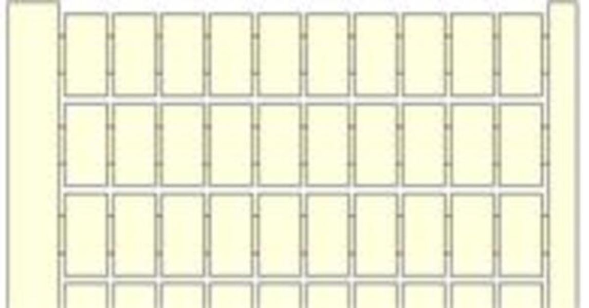 ABB RC55 RC55 Terminal Block Markers - Blank card - White - Polyamid Product Image