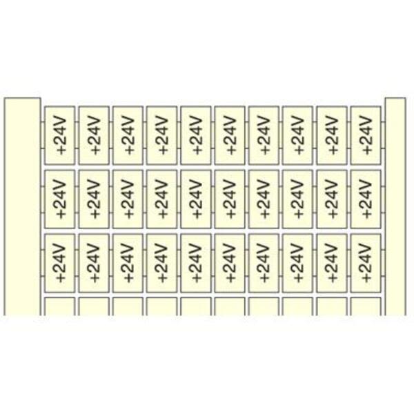 ABB RC610-24V-X100-VERTICAL RC610 Terminal Block Markers pre-printed -24V (x100) Vertical Product Image